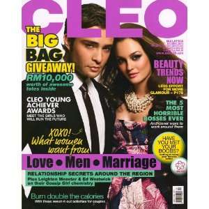  Cleo October 2011 Ed Westwick Leighton Meester Gossip Girl 