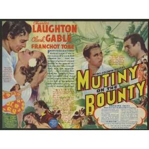  Mutiny on the Bounty (1935) 27 x 40 Movie Poster UK Style 