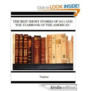   SHORT STORY Various, Edward J. OBrien  Kindle Store