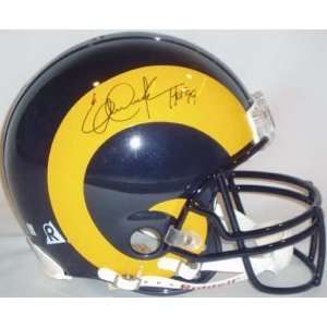 Eric Dickerson Signed Helmet   Authentic