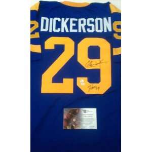 Eric Dickerson Signed Los Angeles Rams Jersey
