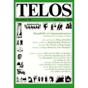  TELOS 76 Paul Piccone Books