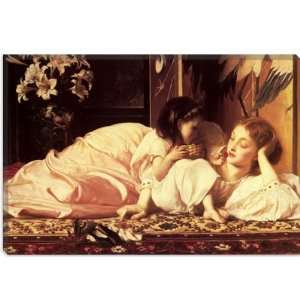 Mother and Child by Frederick Leighton Canvas Painting Reproduction 