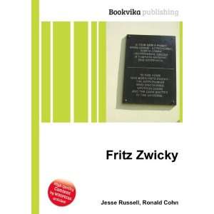  Fritz Zwicky Ronald Cohn Jesse Russell Books