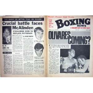  BOXING 1970 OLIVARES RUDKIN McALINDEN OHALLORAN DAVE 