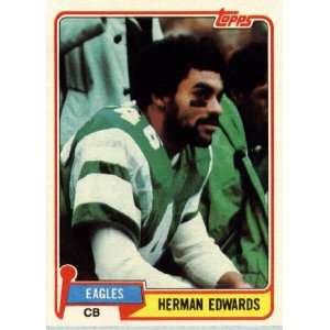  1981 Topps # 179 Herman Edwards Philadelphia Eagles 