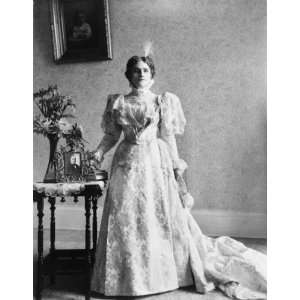  c1897 photo Ida S. McKinley, full length portrait 