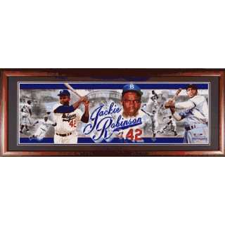 Jackie Robinson Panoramic   Framed