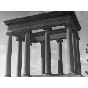 Tomb of James Whitcomb Riley Resting in the Cemetery on the Highest 