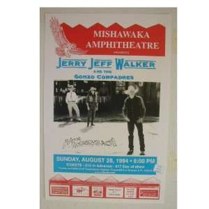  Jerry Jeff Walker Handbill Poster And The Gonzo Compadres 