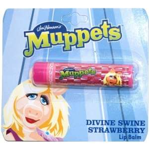 Jim Hensons Muppets Miss Piggy Lip Balm, Divine Swine Strawberry