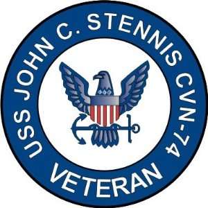  US Navy USS John C. Stennis CVN 74 Ship Veteran Decal 
