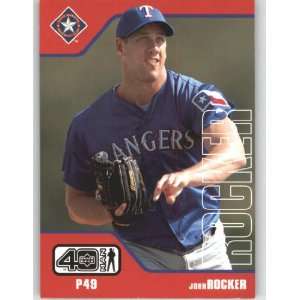 2002 Upper Deck 40 Man #237 John Rocker   Texas Rangers 
