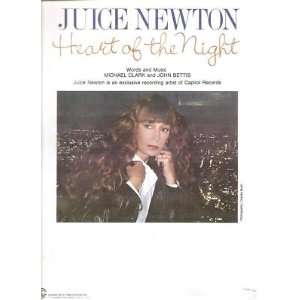  Sheet Music Heart Of The Night Juice Newton 181 