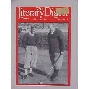  Bobby Jones & Golfer June 22 1935 Literary Digest Magazine 