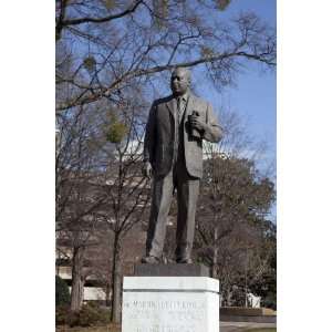 Americana Poster   Statue of Dr. Martin Luther King Jr. in the Kelly 