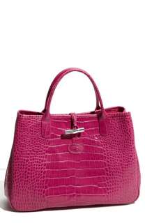 Longchamp Roseau Embossed Tote  