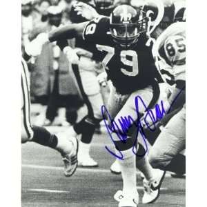 Larry Brown Autographed Picture   (Pittsburgh Steelers8x10  