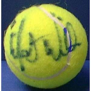  Mats Wilander Autographed Tennis Ball