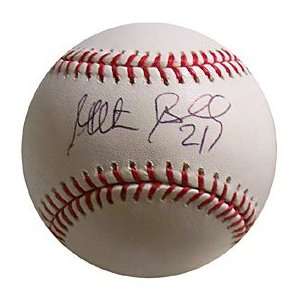 Milton Bradley Autographed / Signed Baseball