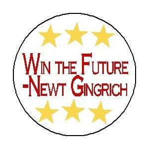  WIN THE FUTURE ~ Newt Gingrich Mini 1.25 Pinback Button 