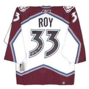 Patrick Roy Signed Jersey   & HOF Inscribed MM   Autographed NHL 