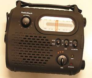 RadioShack® AM/FM/Weather Band Emergency Crank Radio 20 108  