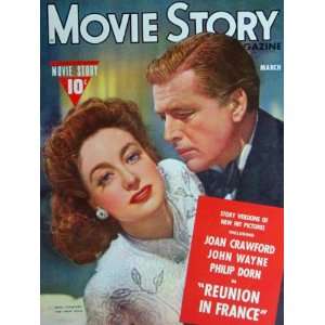   Joan Crawford and Philip Dorn Magazine March 1943 Movie Story Books