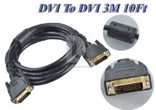   24+1 Pin DVI D Dual Link Male to Male Connector Cable for PC DVD HDTV