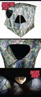   Camouflage Camo Portable EZ Pop Up Tent Shooting Post Blind Camp