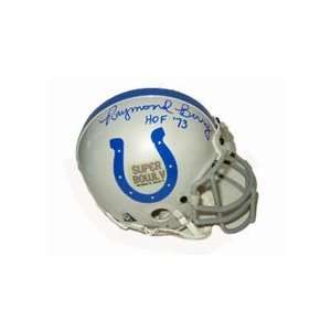 Raymond Berry Autographed Baltimore Colts Authentic Mini Football 