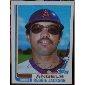  1982 Topps Traded Reggie Jackson #47T Baseball California 