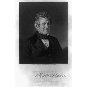  Robert Hare,1781 1858,early American Chemist,Professor 