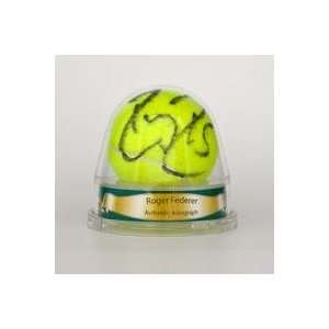 Roger Federer Autographed Ball   Autographed Tennis Balls