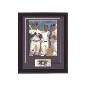 Roger Maris, Yogi Berra and Mickey Mantle Photograph in a 13 x 16 