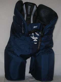 Used RBK 5K Size Sr L Navy Ice Hockey Pants  