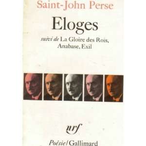  Éloges Perse Saint john Books