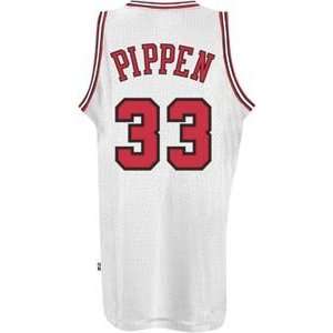  Chicago Bulls Scottie Pippen Adidas Swingman Jersey White 