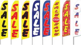 SALE ADVERTISING SWOOPER FEATHER FLAG BANNER SIGN KIT  