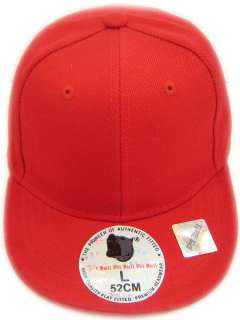 FITTED,FLAT BILL,FLAT BRIM,HAT, CAP,CHILD,YOUTH,RED,MD  
