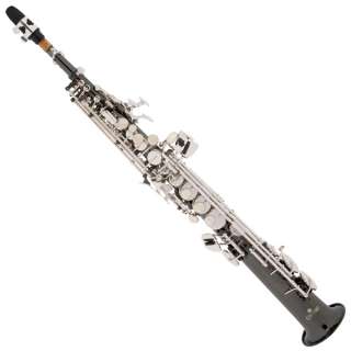Cecilio SS 280BNN Black Nickel Soprano Saxophone Sax  