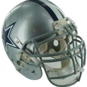  Anthony Spencer Helmet   Cowboys 2010 Game Worn #93 Silver 