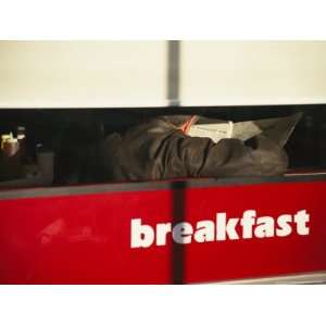  An Early Morning Diner Reads the Paper in Downtown Santa 