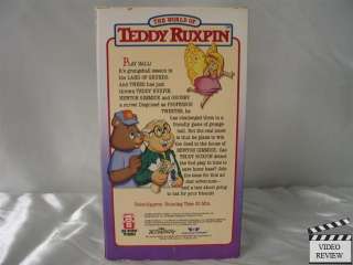 Teddy Ruxpin   Win One For The Twipper VHS  