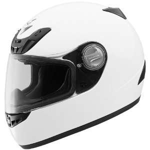    SCORPION EXO 400Y YOUTH SOLID FULL FACE HELMET WHITE L Automotive