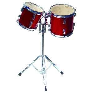  HB Power Tom Drum Set 8 & 10 Toms With Stand PVC Floor Tom 