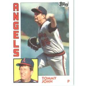  1984 Topps # 415 Tommy John California Angels Baseball 