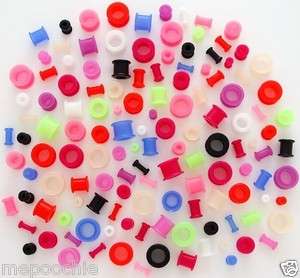Silicone Flexible Tunnels Assorted colors and gauges  
