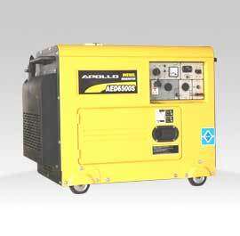 New 2012 Apollo 6500 Silent Diesel Generator Preheat  