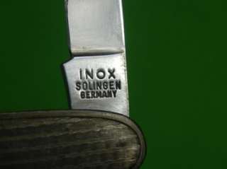 German Germany Solingen Inox Folding Pocket Knife  